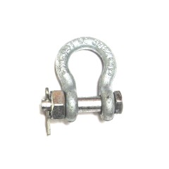Galvanised Safety Bow Shackle - 5/16
